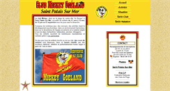 Desktop Screenshot of club-mickey-saint-palais-sur-mer.com